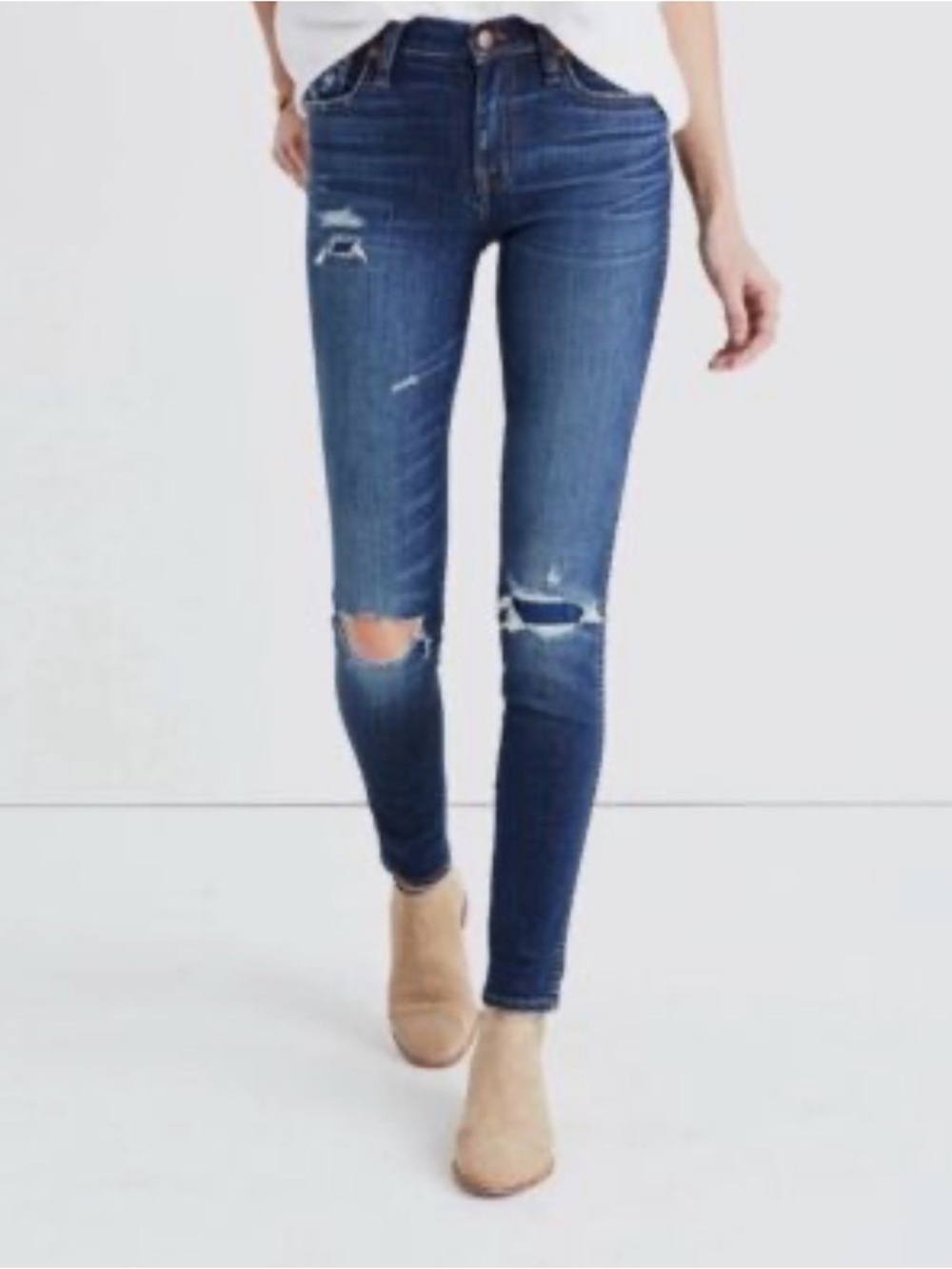 Madewell Indigo high Rise Skinny Jeans